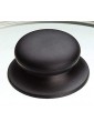 Rohi Glass Saucepan Lid Designed to Fit All 16 cm Saucepans and Frying Pans 16 cm 6 Inch - B07NBTZCH4L