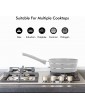 Royalford Saucepan Induction Safe Granite Non-Stick Cookware 18 x 8.5 cm - B07RRBX6NDT