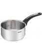 Tefal Emotion E3012904 Saucepan 18 cm Stainless Steel Even Heat Diffusion Elegant Design Robust Handle Induction - B08YJYQR4LZ
