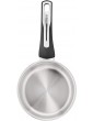 Tefal Emotion E3013004 Saucepan 20 cm Stainless Steel with Even Heat Diffusion Elegant Design Robust Handle Induction - B08YKDQH1DJ