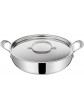 Tefal Jamie Oliver Cook's Classics Stainless Steel Shallow Pot 30 cm Non-Stick Coating Heat Indicator 100% Safe Riveted Handle Oven Safe Induction Pot E3069034 - B08F5GGZ32Q