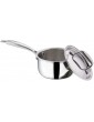 Vinod Platinum Induction Stainless Steel Tri Ply Saucepan. Cookware Pot | Size :- 20cm 3.0 Ltr - B084RP6Q9WL