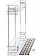 150mm Slide Pull Out Wire Basket Kitchen Larder Base Unit Cabinet Cupboard Drawer Storage - B0744JHFCCY