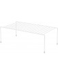 Compactor Kitchen Cupboard Storage Shelf WHITE METAL WIRE 42.7 x 22.5 x 14.7 cm - B0148M9D8AA