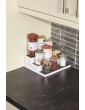 Copco Basics 3-Tier Non-Slip Kitchen Cupboard Shelf Organiser 26 x 23 x 8.5 cm 10 x 9 x 3.5 - B07DR34Q8CX