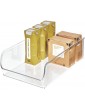 iDesign 57030 Linus Storage Boxes Large Kitchen Storage Tray Made of Shatter-Proof Plastic Clear - B003WUXDJAJ