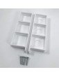 Tin Foil Cling Film Grease Proof Paper Mount Bracket Holder Organiser for Kitchen Cupboard Storage Vertical Mount White - B08ZJJYXNYS