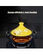 20Cm Tagine Pot Hand Made and Hand Painted Tagine Pot Home Ceramic Cookware Lead Free Stew Casserole Slow Cooker 1.5L,B - B092MCWRK5C