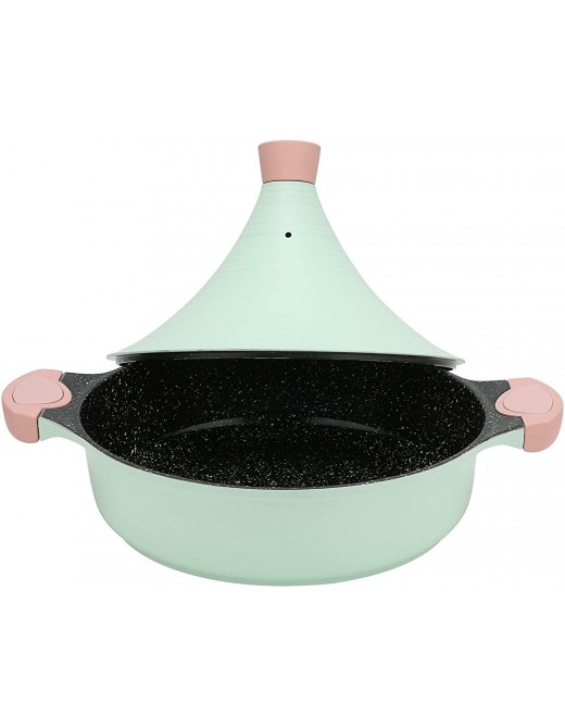 Aluminum Alloy Tagine Pot Household Stew Pot with Lid Claypot Rice Cooking Pot Easy to Clean - B09G1Z7YRYS