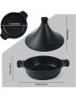Scheffler Tajine Pot Moroccan Tagine 28 cm Non-Stick Aluminium Coating with Cone Lid Black Dots - B09LQV9N33H