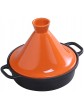 Tagine Moroccan Cast Iron Cooker Pot Tagine Cooking Pot with Dual Handle Cooking Tagine for Cooking and Stew Casserole Slow Cooker 26cm - B098F3W2ZJJ