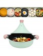 Tagine Pot Micro‑Pressure Quick‑Cooking Non‑Stick Aluminum Alloy Cooking Pot Ancient Cookware Compatible Iron Moroccan Tagine with Cone-Shaped Lid and Air Holes for Stove Induction Cooker Gas - B09J2HQVJ8I