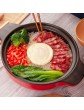 HIAQIMEI Ceramic Rice Cooker,Casserole Clay Pot,Japanese Rice Pot,Heat-resistant Stew Pot,Not-stick Stockpot,Kitchen Delicious Soup Pot,Hot Pot For Home Red 1.6l - B09YXNPHMHS