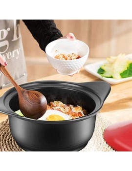 Soup Casserole Casserole Dishes Ceramic Soup Casserole,Household Claypot Rice Stew Pot,Special Pot For Gas Stove,Large Capacity Soup Pot,Stew A Saucepan Over An Open Fla - B0964SYH1MU