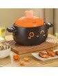 SXFYWYM Korean Ceramic Black Casserole Clay Pot with Lid For Cooking Hot Pot Dolsot Bibimbap Soup Bean Pot Cooking Stewing Stockpot Kitchenware Ceramic Pots for Cooking Ceramic Bowl with Lid - B09NY3HPCXS