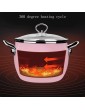 XD Designs Deep Enamel Pot Ceramic Non-stick Coating Induction Cooker Oven Dishwasher -Green - B0B2WJS16PW