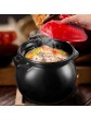 YISUPP Casserole Dishes with Lids Oven Proof Enamel Casserole Dish with Lid Terrines Healthy Cookware Stew Pot Stockpot with Lid,black-4.6L - B0B2LQYYQXR