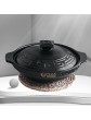 YISUPP Clay Pots for Cooking Soup Tureen Healthy Stew Pots with Lids Clay Cooking Pots Uk Double Handle Lid Ceramic Tureen Soup,black-2.6L - B0B1YW8BDFG