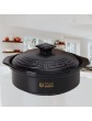YISUPP Hob To Oven Casserole Dish with Lid Stovetop Slow Stew Pot Round Casserole Dish Stockpot Soup Pot Make You Fall In Love with The Kitchen,casserole-3L - B0B259M28DJ
