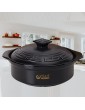 YISUPP Hob To Oven Casserole Dish with Lid Stovetop Slow Stew Pot Round Casserole Dish Stockpot Soup Pot Make You Fall In Love with The Kitchen,casserole-3L - B0B259M28DJ